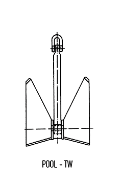 High Holding Power Anchors Pool TW Type