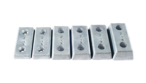 bolted zinc hull anodes 500