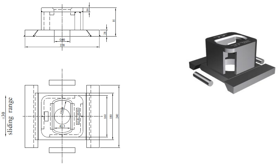 SINGLE SLIDING SOCKET AC-B1/L