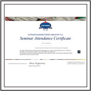 Certification