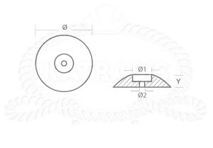 CAVO-DISC-ANODE,-ZINC