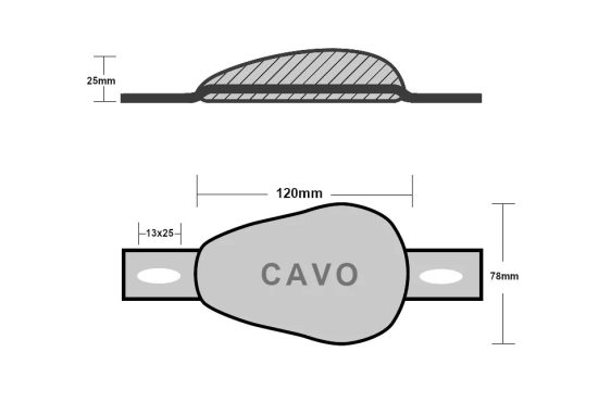 KATRADIS-CAVO-WELD-ON-TEAR-ANODE-SLOTED-120X78X25MM