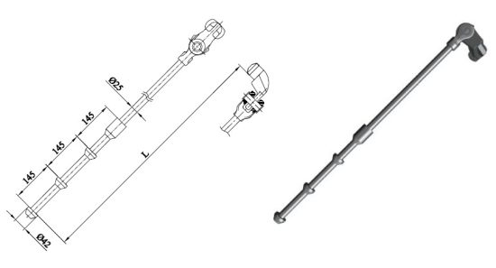 LASHING BAR (VERTICAL TYPE) BB-F1